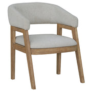 Escape - Dining Barrel Dining Chair (Set of 2) - Glazed Natural Oak / Mirage Mist - R&R Furniture Gallery (Fountain Valley, CA)