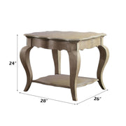 Chelmsford - End Table - Antique Taupe - R&R Furniture Gallery (Fountain Valley, CA)