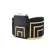 Soledad - Chair Upholstered With Hued Accents - Black - R&R Furniture Gallery (Fountain Valley, CA)