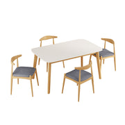 5 Piece Dining Set With Upholstered Chairs - R&R Furniture Gallery (Fountain Valley, CA)