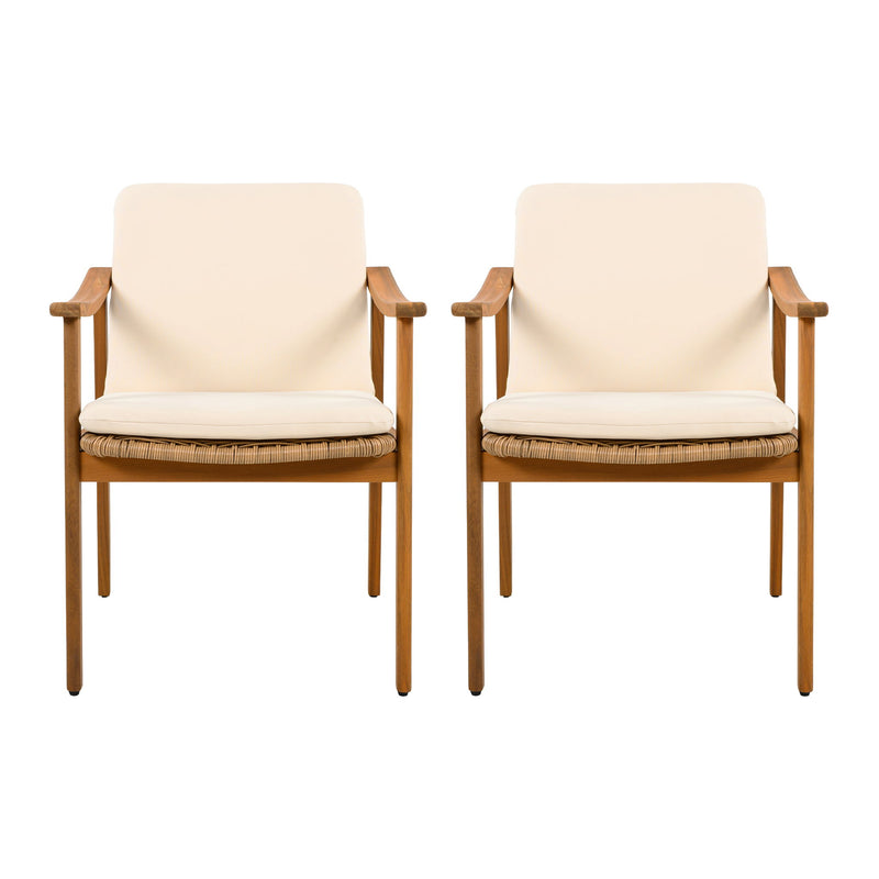 Outdoor Dining Chairs (Set of 2) - R&R Furniture Gallery (Fountain Valley, CA)