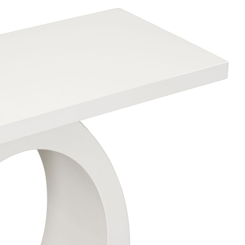 Console Table With Oval Base And Reinforced Bottom Plate - R&R Furniture Gallery (Fountain Valley, CA)