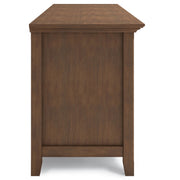 Amherst - Wide TV Media Stand - Rustic Natural Aged Brown - R&R Furniture Gallery (Fountain Valley, CA)
