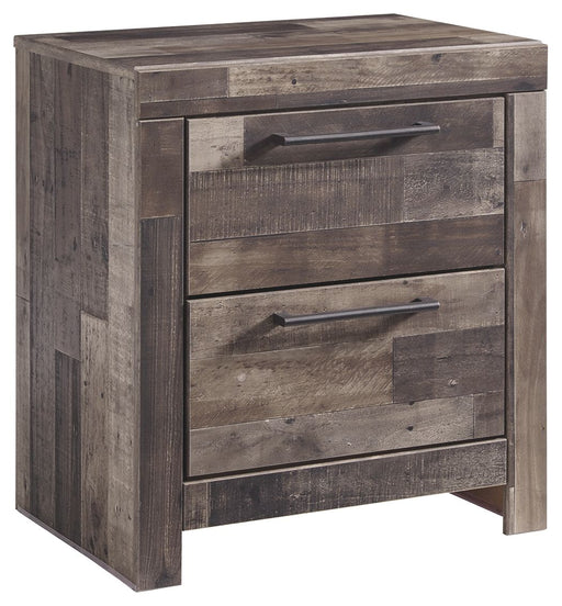Derekson - Two Drawer Night Stand - Multi Gray - R&R Furniture Gallery (Fountain Valley, CA)