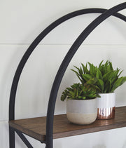 Galtbury - Bookcase - Brown / Black - R&R Furniture Gallery (Fountain Valley, CA)