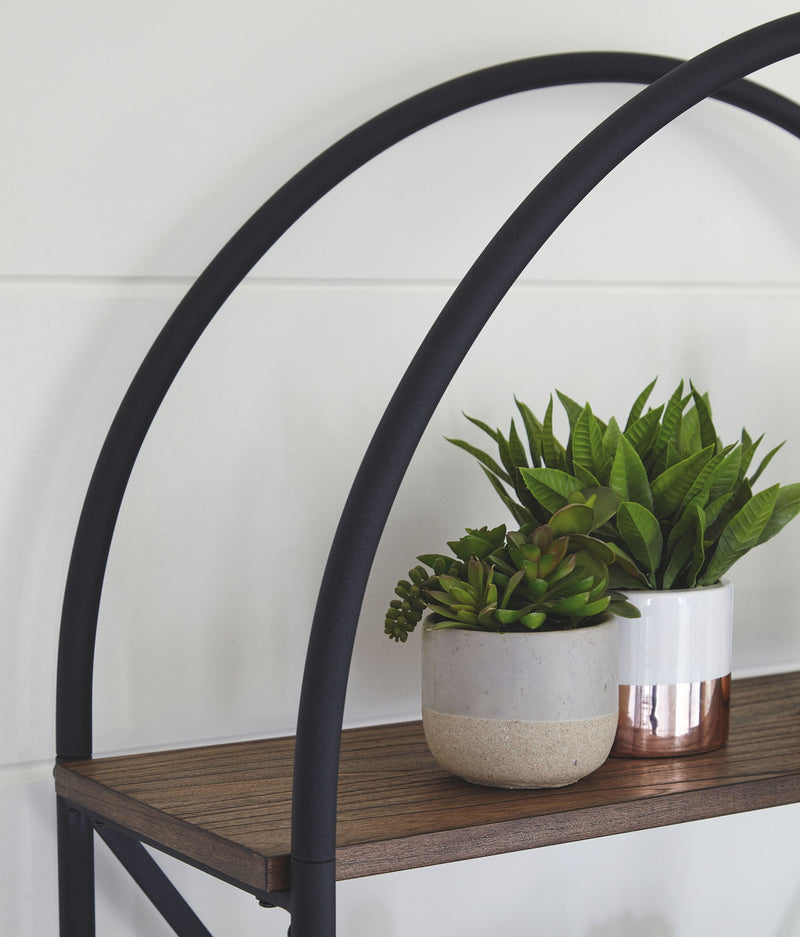 Galtbury - Bookcase - Brown / Black - R&R Furniture Gallery (Fountain Valley, CA)