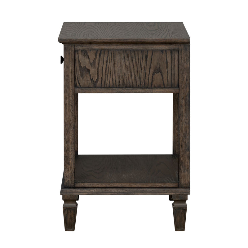Victoria - Bedside Table With Drawer And Shelf - R&R Furniture Gallery (Fountain Valley, CA)
