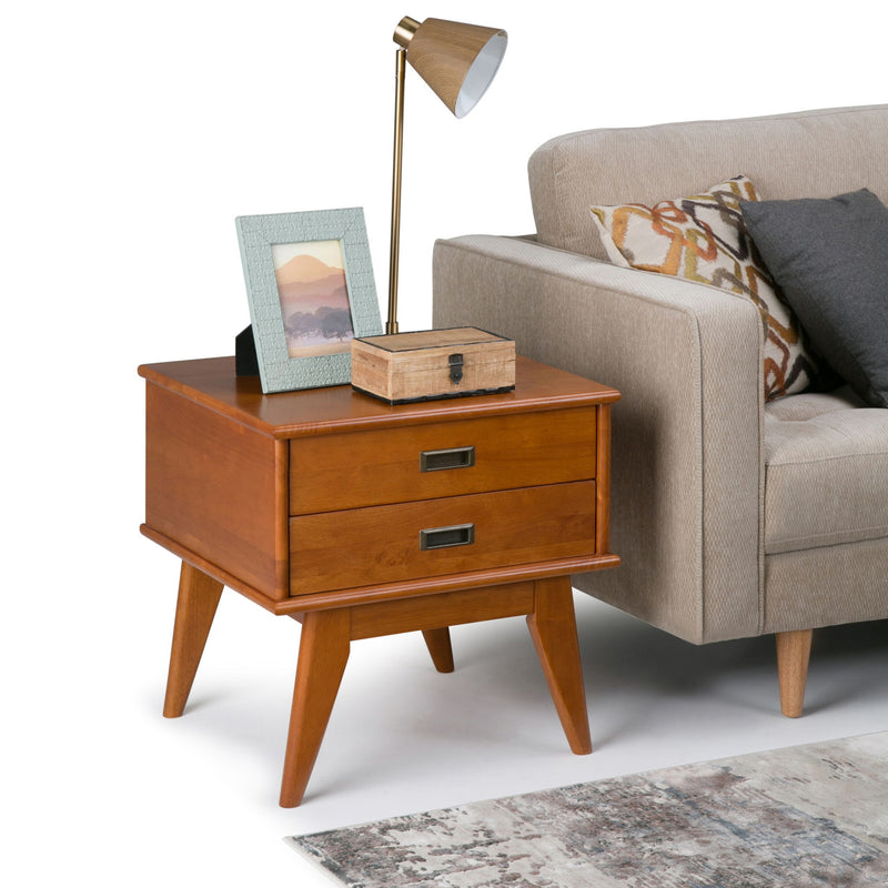 Draper - Handcrafted Mid Century End Table - R&R Furniture Gallery (Fountain Valley, CA)