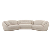Marion - Textured Boucle Large Sectional - Two-Tone - R&R Furniture Gallery (Fountain Valley, CA)