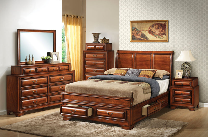 Dovetailed Drawers Storage Bed - R&R Furniture Gallery (Fountain Valley, CA)