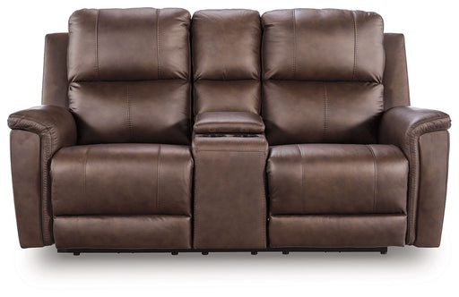 Bleckley - Power Reclining Loveseat With Console / Adjustable Headrest - R&R Furniture Gallery (Fountain Valley, CA)