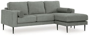 Hazela - Sofa Chaise - Charcoal - R&R Furniture Gallery (Fountain Valley, CA)