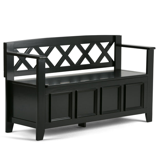 Amherst - Handcrafted Entryway Storage Bench - R&R Furniture Gallery (Fountain Valley, CA)