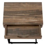 Accent Table, C - Shaped Contemporary Elegant Desig - R&R Furniture Gallery (Fountain Valley, CA)