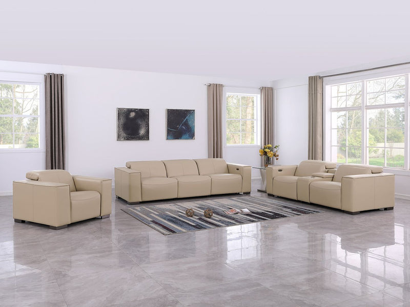 1208 - Modular Leather Set With 5 Power Recliners & Power Headrests - R&R Furniture Gallery (Fountain Valley, CA)