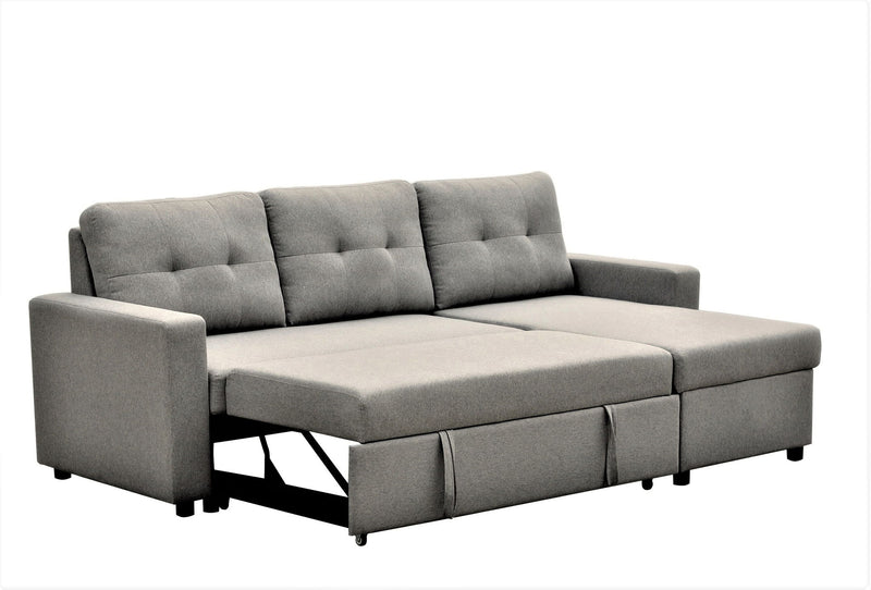 Convertible L Shaped Sectional Sleeper Sofa Bed, Saving Pull Out Couch - R&R Furniture Gallery (Fountain Valley, CA)