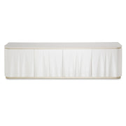 London Place - Media Cabinet - Creamy Pearl - R&R Furniture Gallery (Fountain Valley, CA)