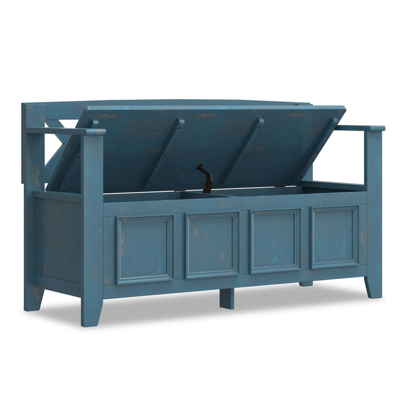 Amherst - Handcrafted Entryway Storage Bench - R&R Furniture Gallery (Fountain Valley, CA)