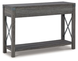 Freedan - Console Sofa Table - Grayish Brown - R&R Furniture Gallery (Fountain Valley, CA)