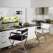 Director - Stainless Steel Barstool - R&R Furniture Gallery (Fountain Valley, CA)