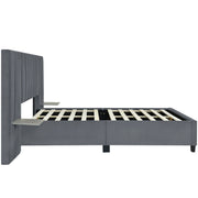 Upholstered Platform Bed With Big Headboard - R&R Furniture Gallery (Fountain Valley, CA)