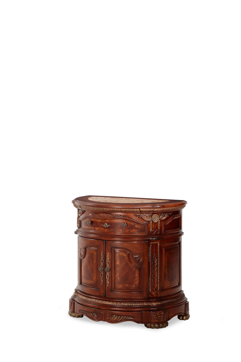 Cortina - Bedside Chest - Honey Walnut - R&R Furniture Gallery (Fountain Valley, CA)