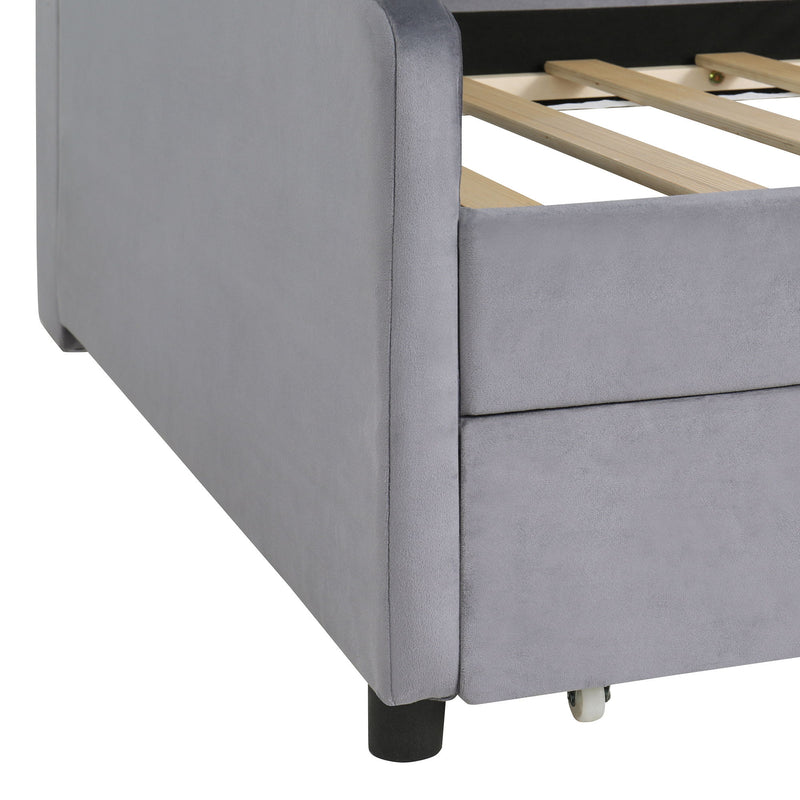 Luxurious Upholstered Platform Bed With Storage Drawers - R&R Furniture Gallery (Fountain Valley, CA)