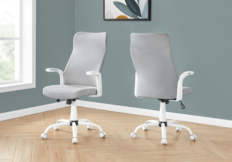 Office Chair, Adjustable Height, Swivel, Armrests, Contemporary & Modern - R&R Furniture Gallery (Fountain Valley, CA)