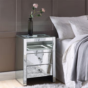 Dominic - Accent Table With LED - Mirrored - R&R Furniture Gallery (Fountain Valley, CA)