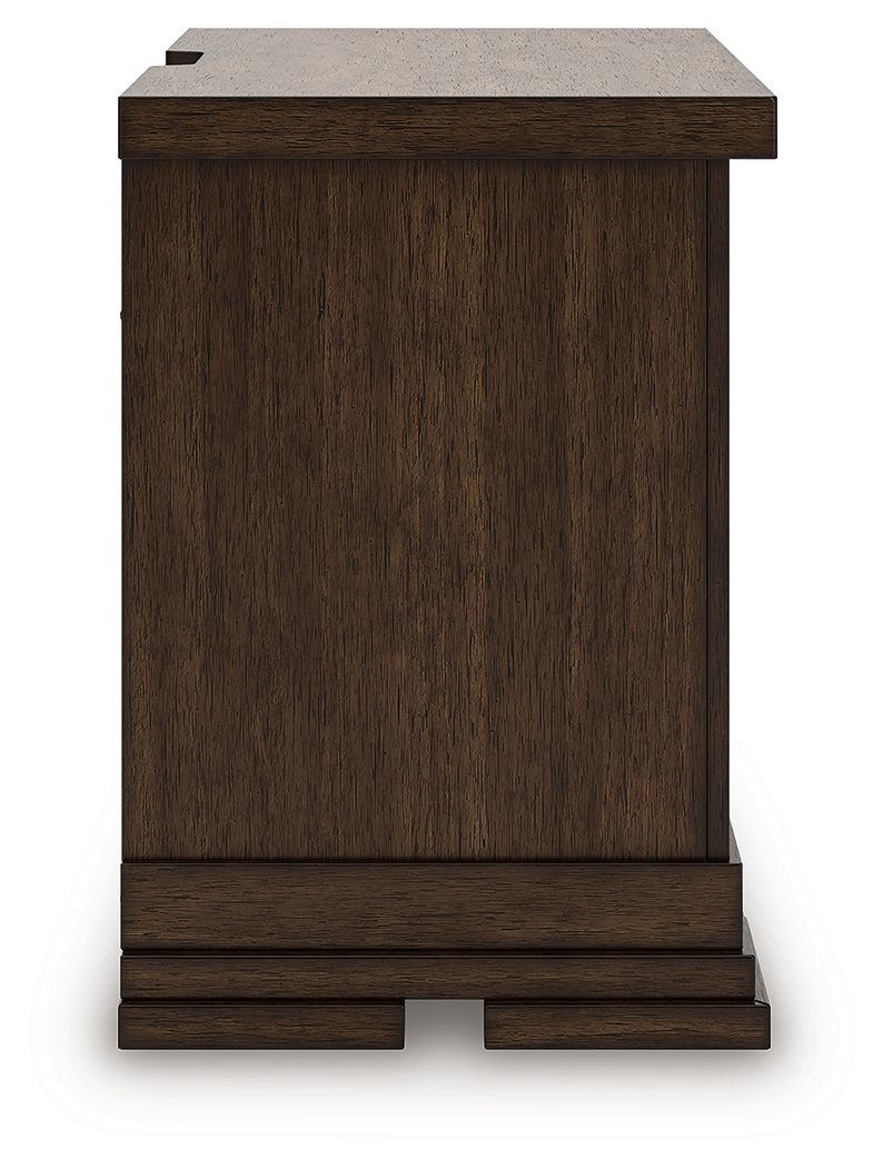 Taffenbrook - Three Drawer Night Stand - Medium Brown - R&R Furniture Gallery (Fountain Valley, CA)
