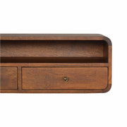 Floating Open Console - Chestnut - R&R Furniture Gallery (Fountain Valley, CA)