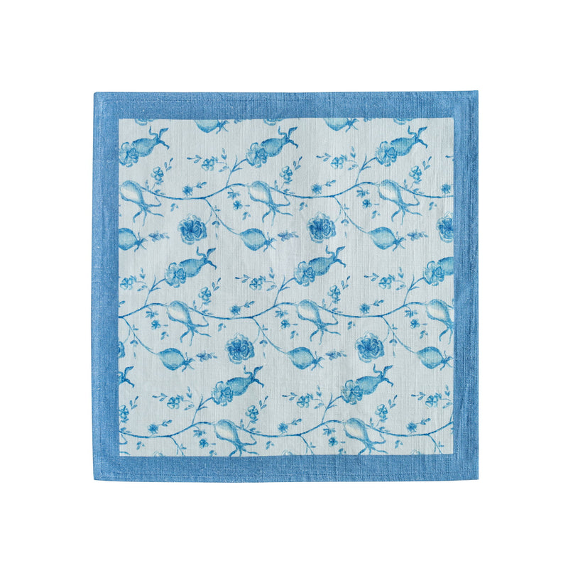 Set of four Dolce Natural Cotton Napkins by TOV Furniture, soft woven fabric with a clean, minimalist design for dining or decor.