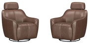 Miles - Swivel Gliding Accent Chair - R&R Furniture Gallery (Fountain Valley, CA)