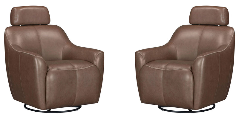 Miles - Swivel Gliding Accent Chair - R&R Furniture Gallery (Fountain Valley, CA)