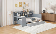 Daybed With 3 Drawers USB Ports And Desk - R&R Furniture Gallery (Fountain Valley, CA)
