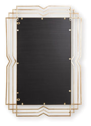 Claybrook - Accent Mirror - Gold Finish - R&R Furniture Gallery (Fountain Valley, CA)