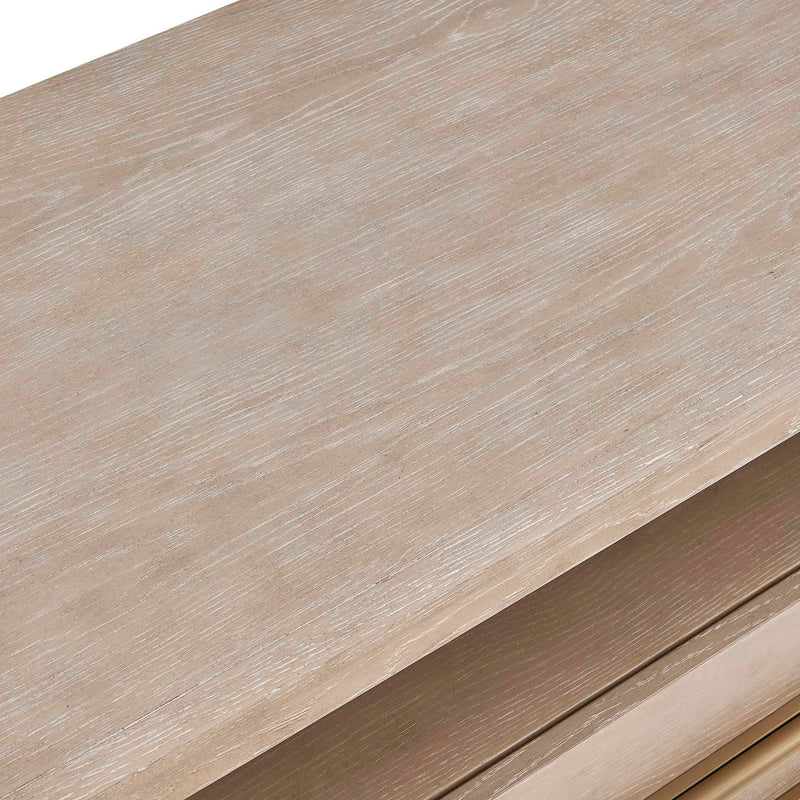 Alessia - Modern Side Table - Light Oak
