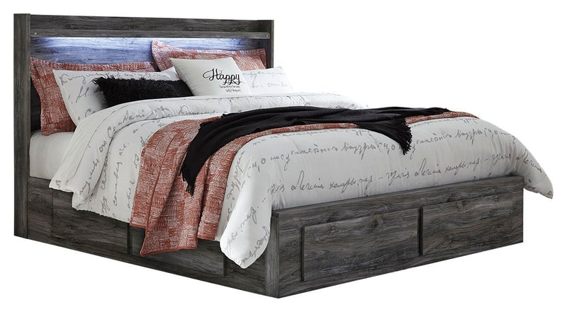 Baystorm - Panel Bedroom Set - Gray - R&R Furniture Gallery (Fountain Valley, CA)