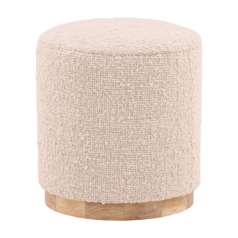 Gema - Stool - Ivory And Natural