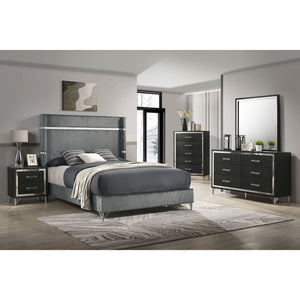 Malcolm - Wingback Bed