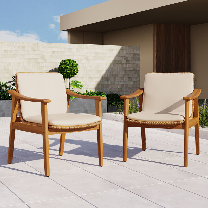 Outdoor Dining Chairs (Set of 2) - R&R Furniture Gallery (Fountain Valley, CA)