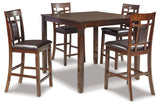 Bennox - DRM Counter Table Set (Set of 5) - Brown - R&R Furniture Gallery (Fountain Valley, CA)