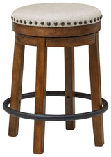 Valebeck - Upholstered Swivel Stool - R&R Furniture Gallery (Fountain Valley, CA)