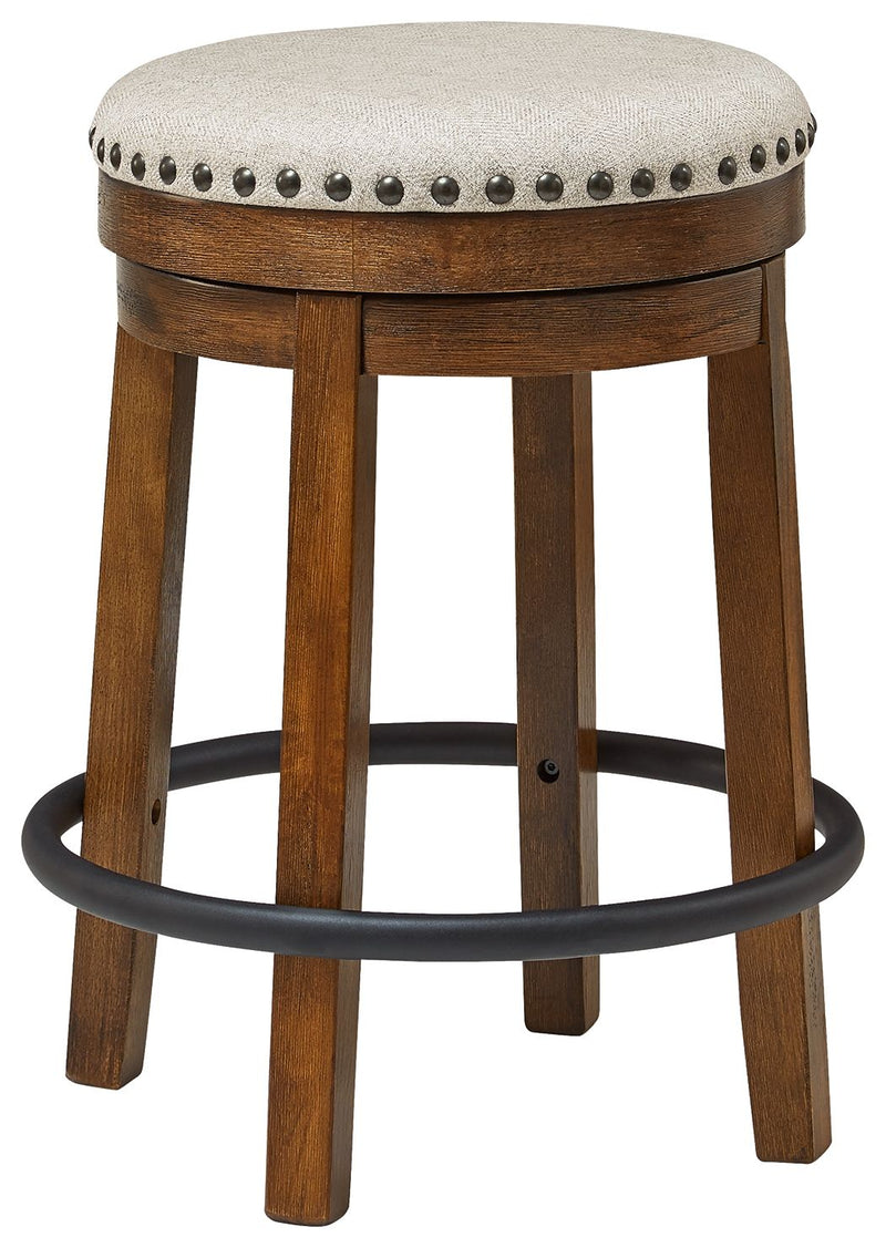 Valebeck - Upholstered Swivel Stool - R&R Furniture Gallery (Fountain Valley, CA)