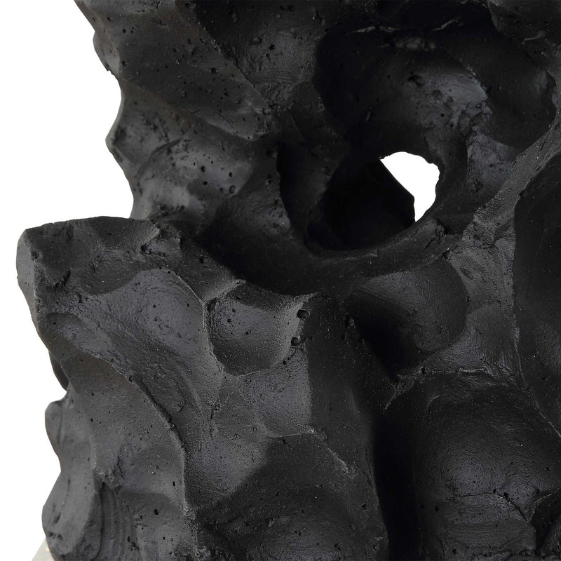 Basalt - Black Stone Table Lamp