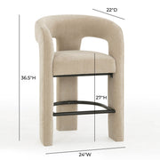 Malone - Stool - R&R Furniture Gallery (Fountain Valley, CA)