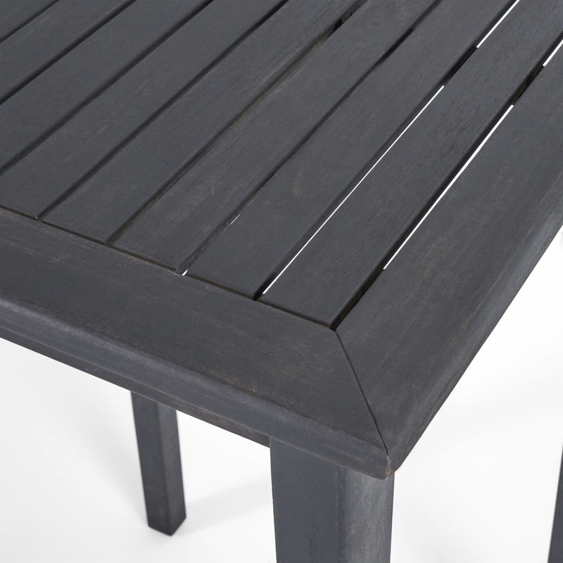 Outdoor Minimalist Acacia Wood Rectangle Bar Table - R&R Furniture Gallery (Fountain Valley, CA)