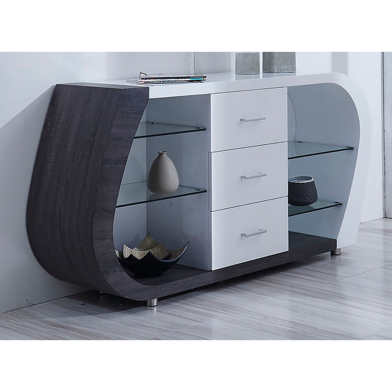Anne - Buffet - White / Gray - R&R Furniture Gallery (Fountain Valley, CA)