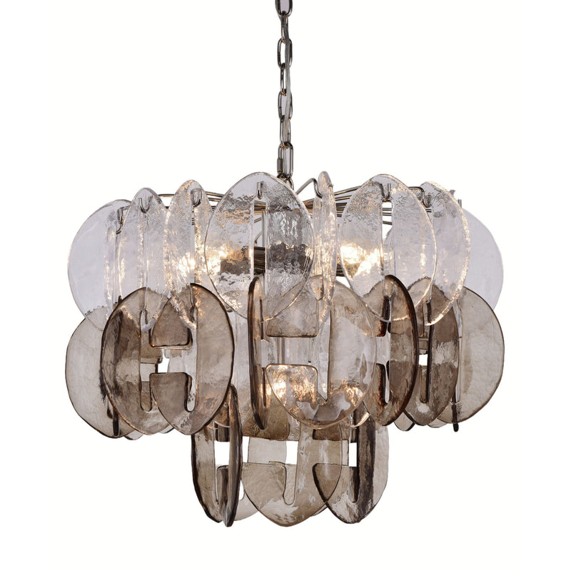Rainford - Chandelier - Smoke And Nickel