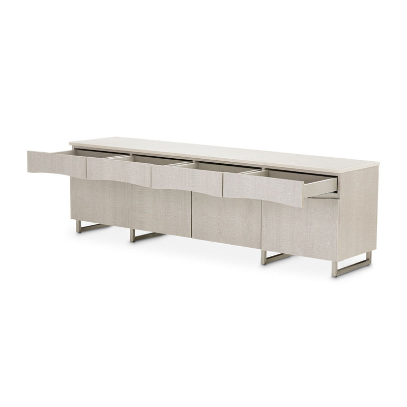 Marin - Media Cabinet - Beige - R&R Furniture Gallery (Fountain Valley, CA)